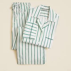 jcrew cotton poplin pajamas